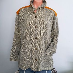 Euc Adrienne Vinnadini Button up Jacket